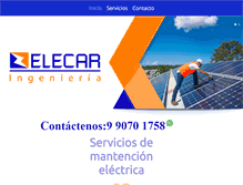 Tablet Screenshot of elecar.cl